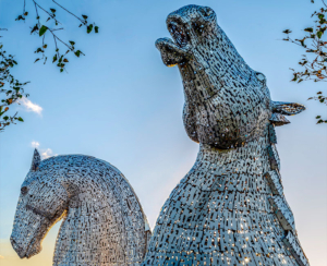 The Kelpies on a Private Tour from Edinburgh Scotland